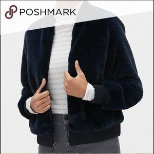 Banana Republic Velvet Puffer Jacket